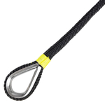 Якорный конец с маркировкой, полиэстер, 12 мм х 30 м, черный (10269135)