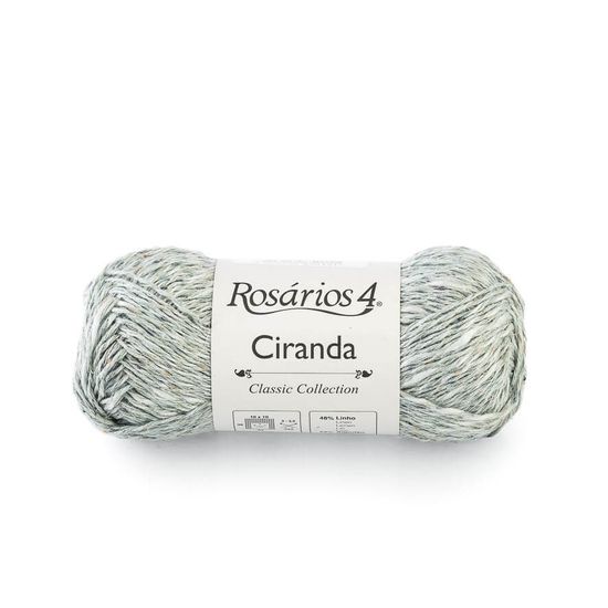 Пряжа ROSARIOS 4 Ciranda (48% лён, 24% хлопок, 24% вискоза, 4% полиэстер)