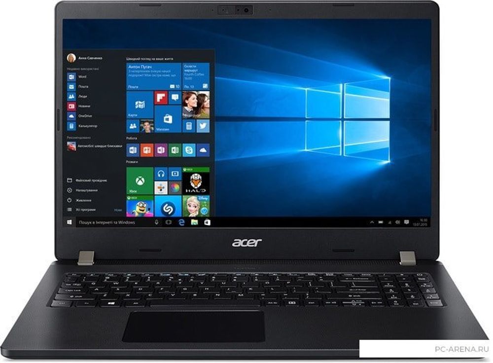 Ноутбук Acer TravelMate P2 P215-52 i5-10210U 8Gb SSD 256Gb Intel UHD Graphics 15,6 FHD IPS Cam 4319мАч No OS Черный P215-52-529S NX.VLLER.00G