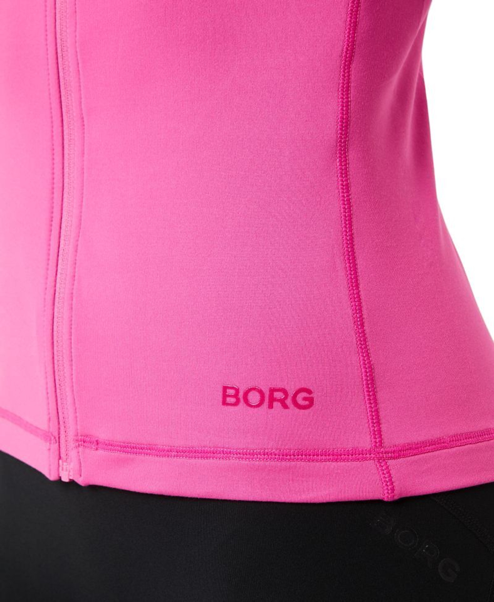 Женская теннисная куртка Bj_rn Borg Full Zip - ibis rose