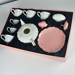 Lenardi 133-413 Чайный сервиз 22пр.280мл в под.уп.(х2)Фарфор