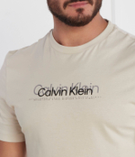 Футболка DOUBLE FLOCK LOGO Calvin Klein - бежевый(K10K111838)