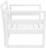 Кресло пластиковое Siesta Contract Mykonos, белый, бежевый