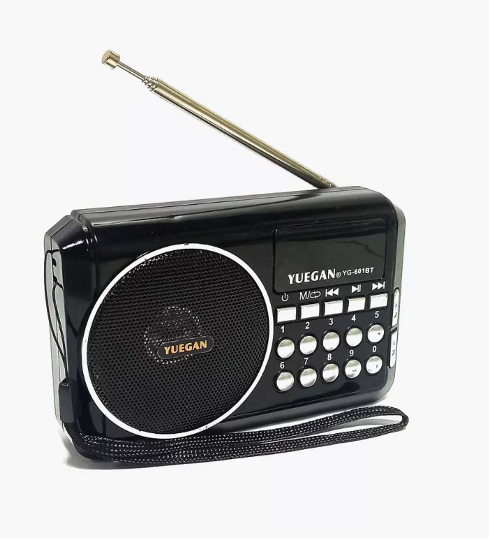 Радиоприемник  Yuegan YG-601BT аккумуляторный (USB,TF,Bluetooth)