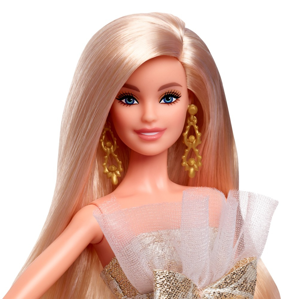 Barbie Signature - Праздничная коллекционная кукла с блондинистыми волосами JBH95