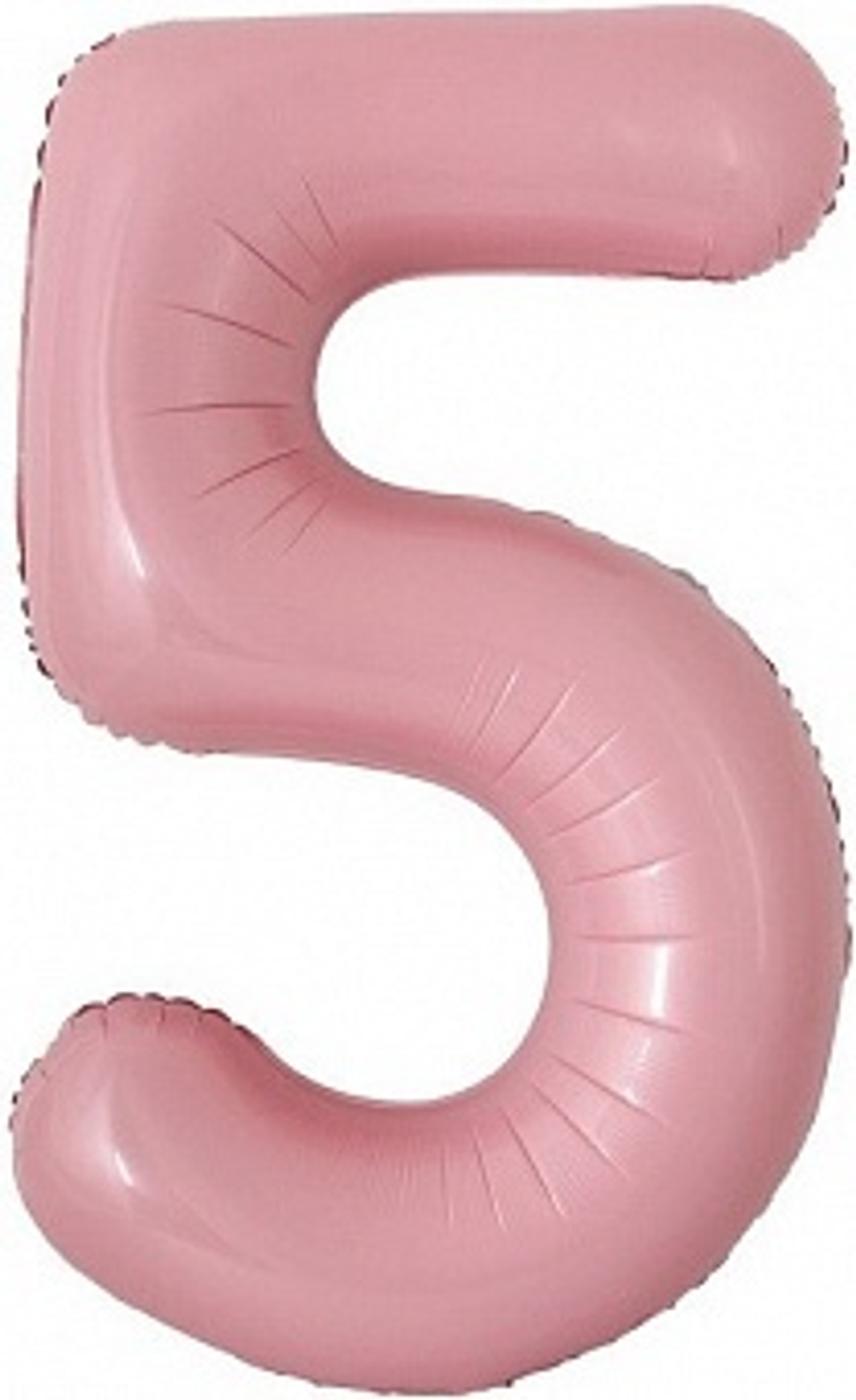 К Мини-цифра 5 Розовый 16''/41 см