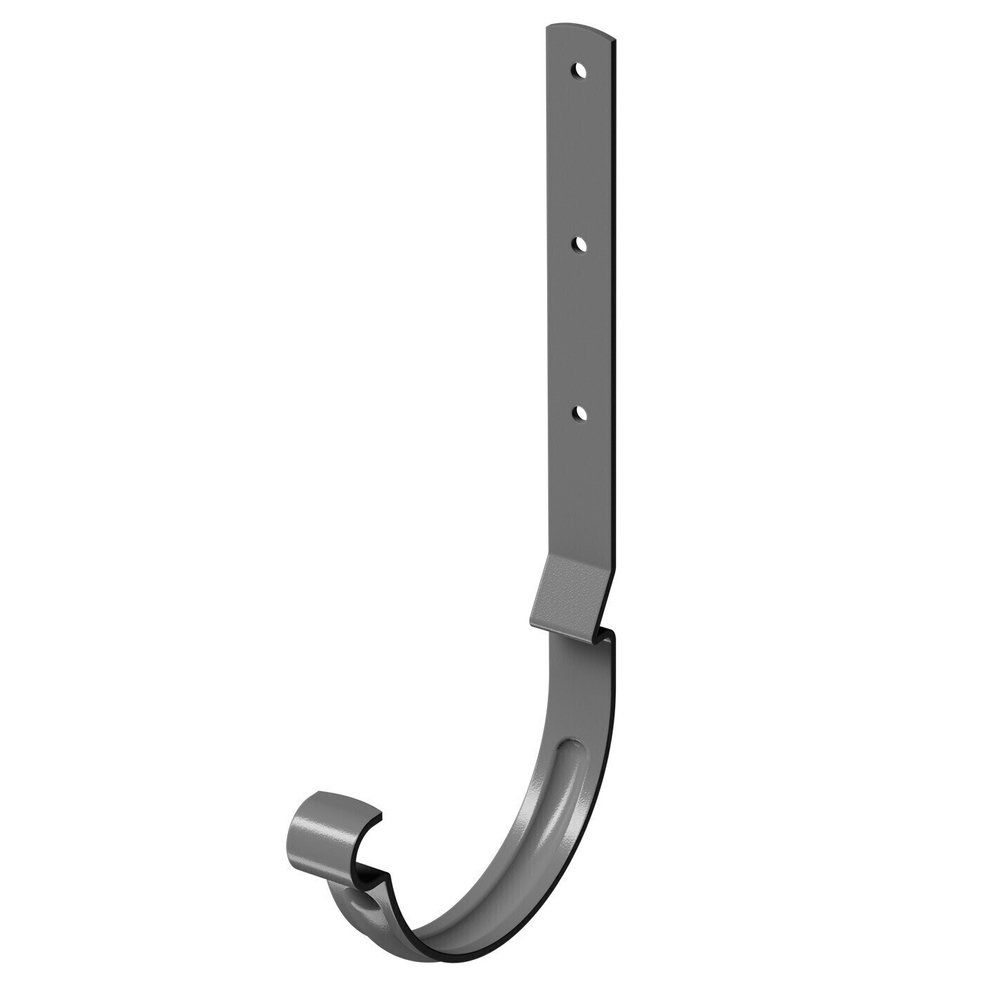 Кронштейн желоба Docke Stal Premium PVKD-1086 D125/90 мм длинный графит