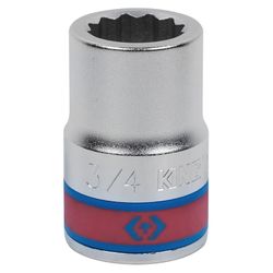 KING TONY (633024S) Головка торцевая стандартная двенадцатигранная 3/4", дюймовая 3/4"