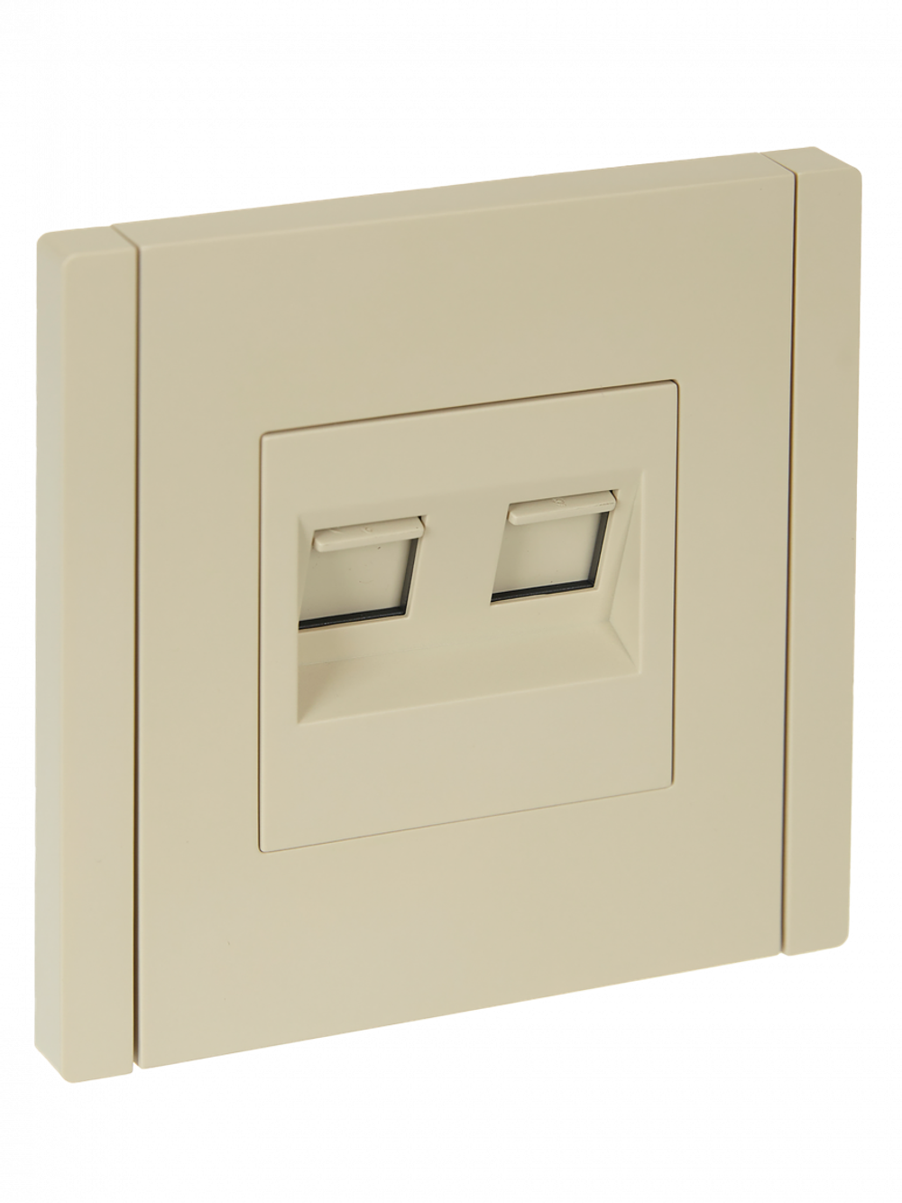 FORTE&PIANO Розетка двойная RJ11+RJ45 кат.5E FP435 ваниль IEK