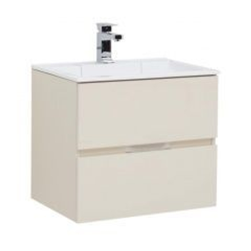 Тумба с раковиной Aquanet Алвита 60 бежевый