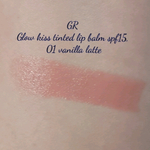 Тинт-бальзам для губ Golden Rose GLOW KISS TINTED LIP BALM SPF 15 тон 01 Vanilla Latte.