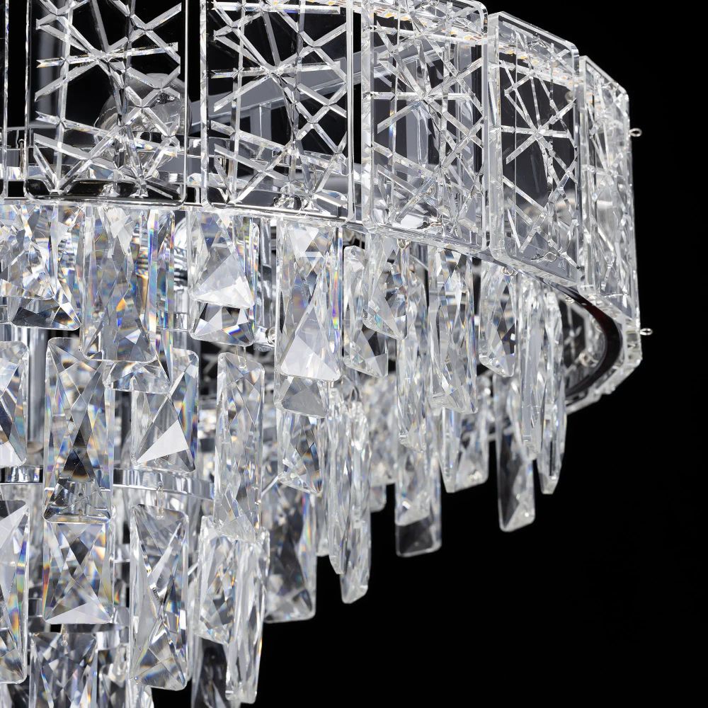 Citilux SAGRADA CL317251 Люстра хрустальная подвесная Хром