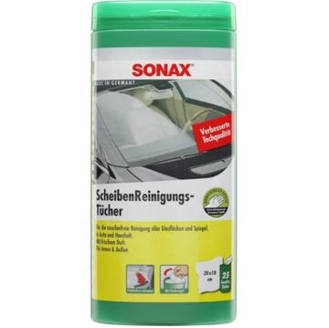 SONAX Салфетки для очистки стекол в тубе