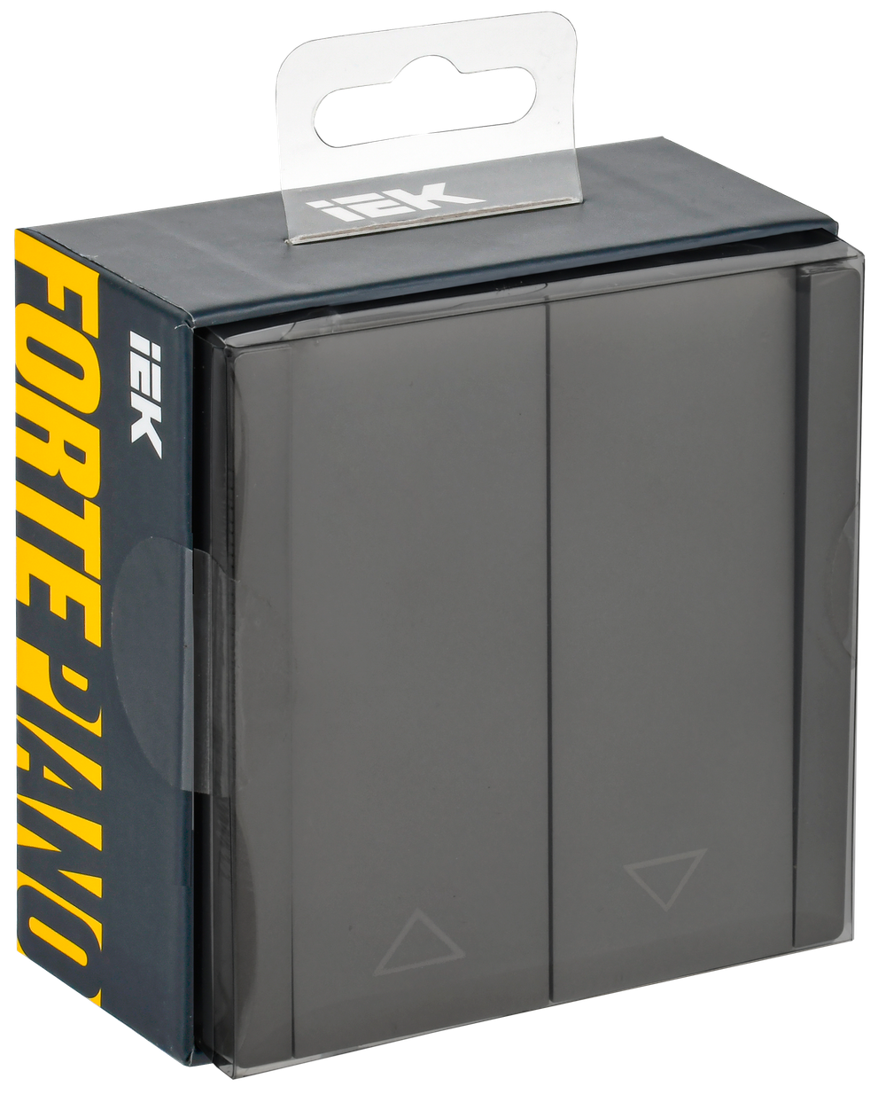 FORTE&PIANO Выключатель жалюзи 10А FP311 серый IEK