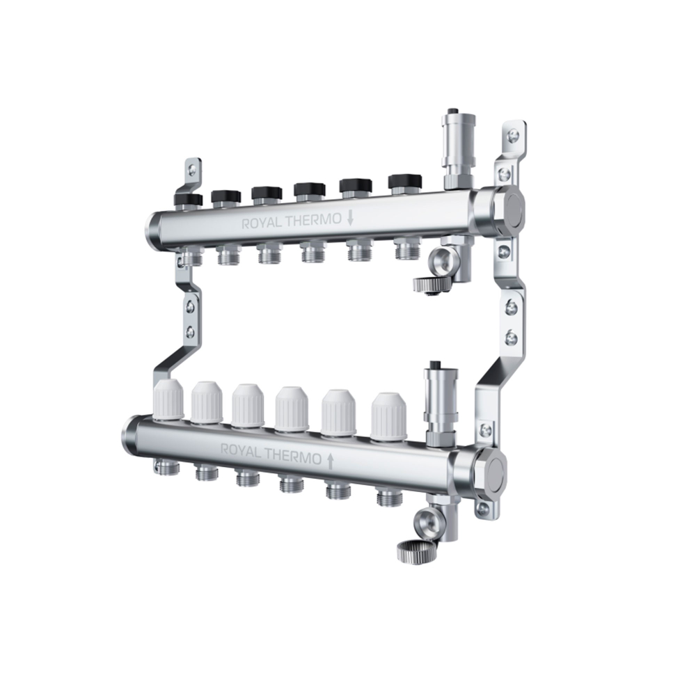 Комплект Royal Thermo коллектор RTE универ. 10 вых.+ узел RoyalMix OPTIMAL НС-1756649