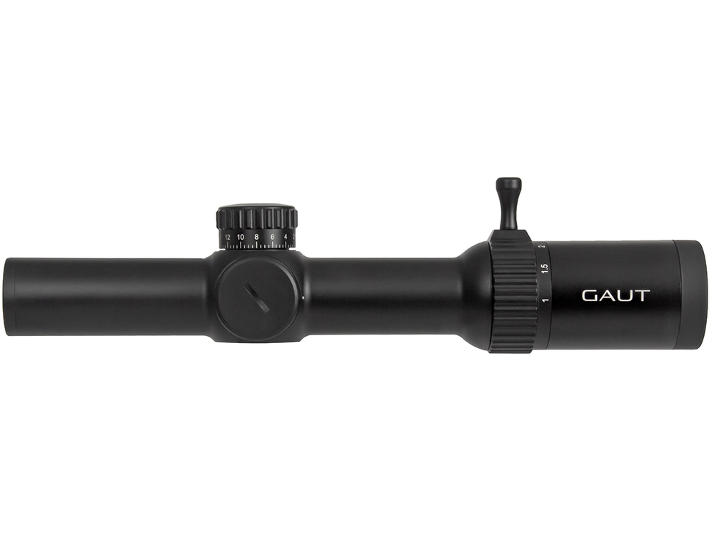 Прицел Gaut Obsidian 1-8x24, сетка 62 (Half MD), 1/2 МОА