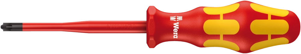 Изолированная отвёртка PlusMinus 165 iS PZ/S # 1х80 мм Wera 05006465001