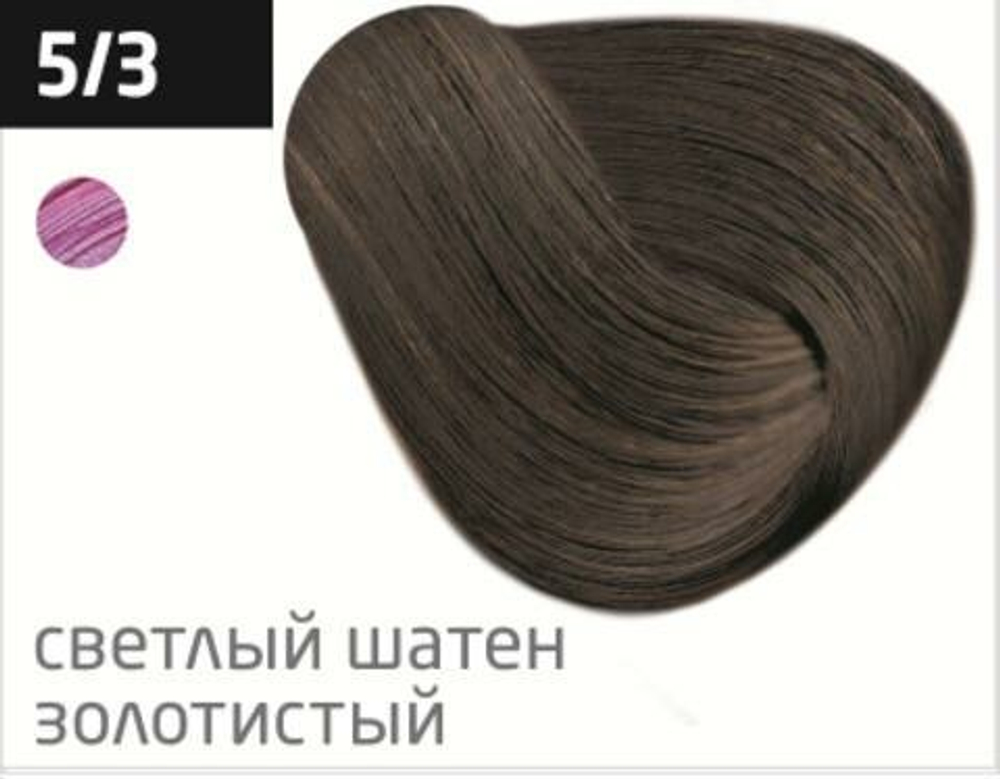 OLLIN PERFORMANCE 5/3 светлый шатен золотистый 60мл Перманентная крем-краска для волос