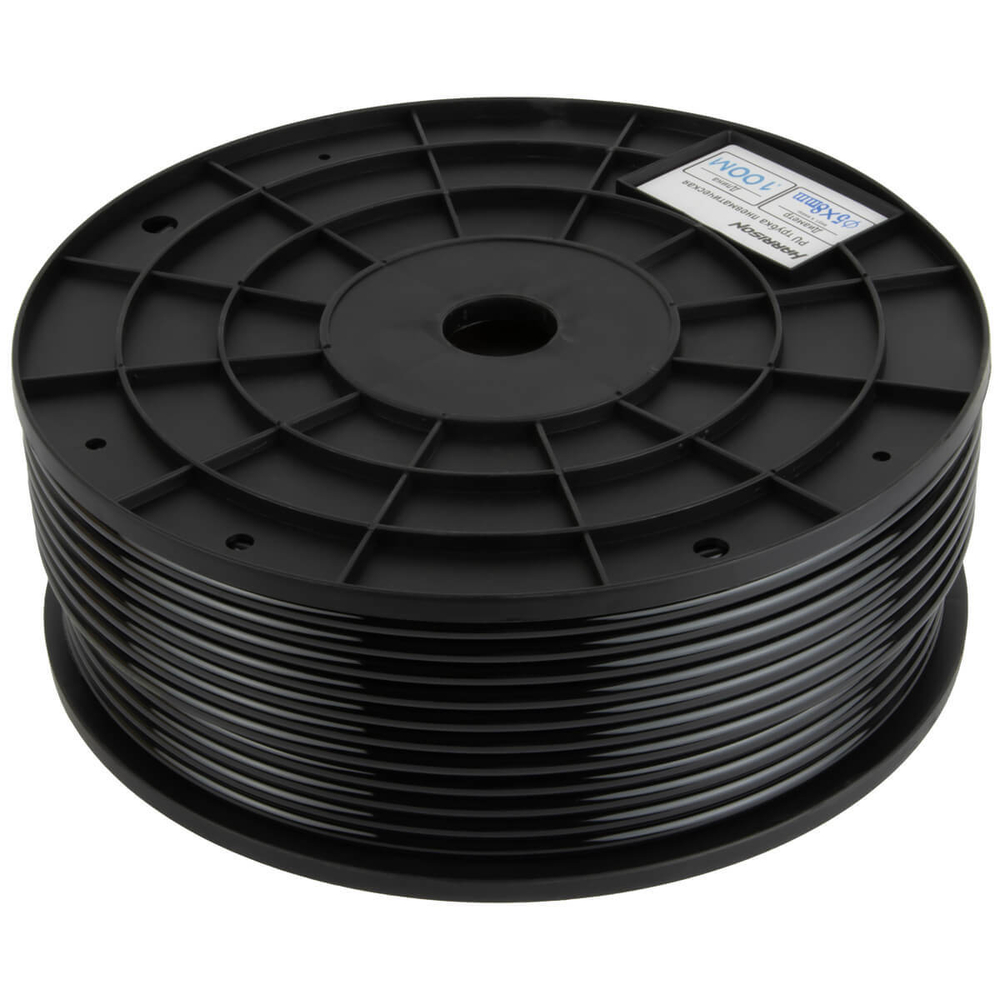 Трубка черная PU 5х8 мм, длина 100 м Harrison HUS0508-BK