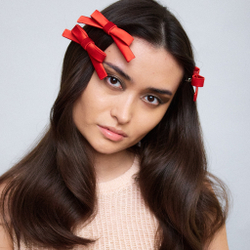 Бант "Стрекоза" XS красный