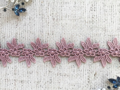 Кружево плетеное, ш. 3,5 см.