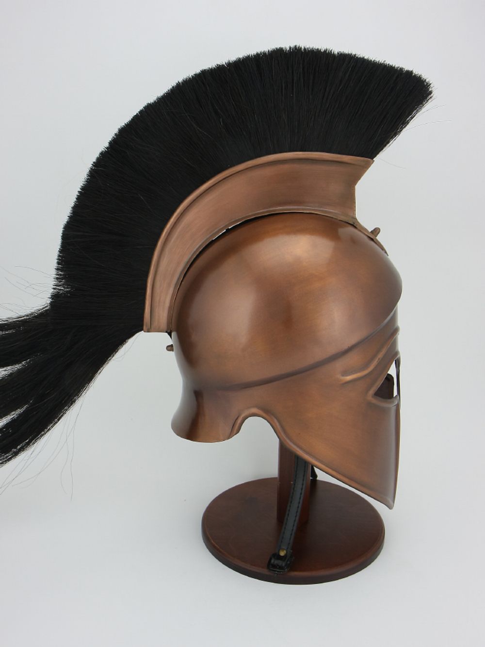 Nautical Шлем коринфский с черным плюмажем