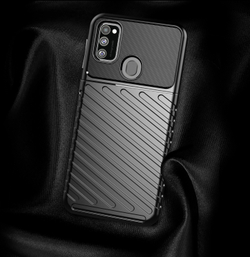 Чехол для Samsung Galaxy M30S цвет Black (черный), серия Onyx от Caseport