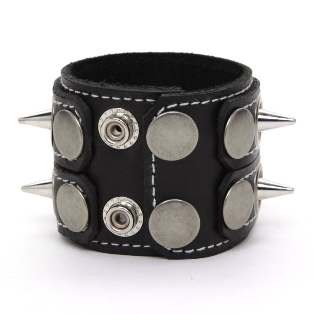 Напульсник Ring ( накладки 2 полосы с шипами )