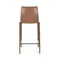 Стул полубарный Rolf, кожа капучино