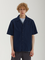 Мужская Рубашка Linen Blend Revere Collar