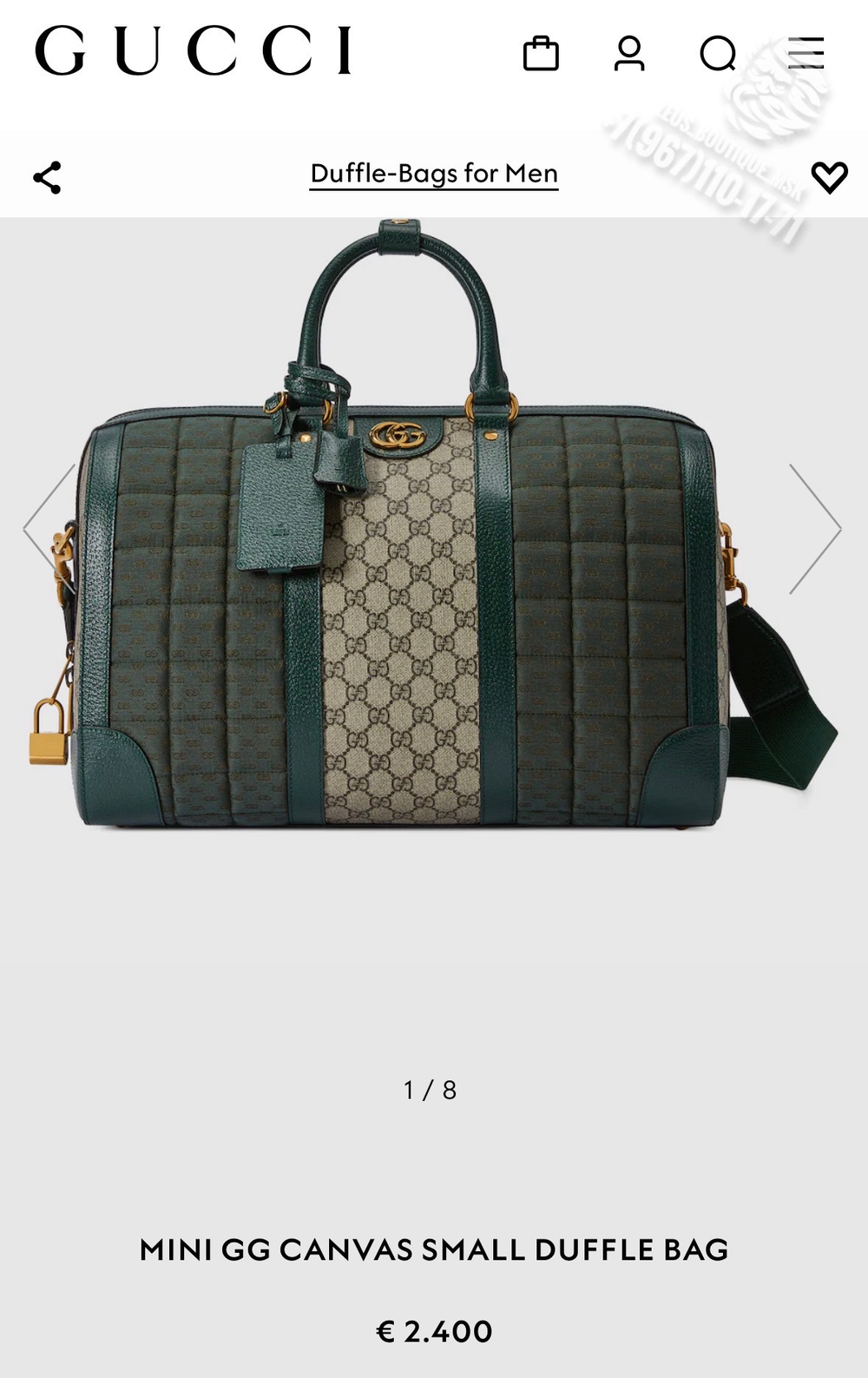 Дорожная сумка Gucci