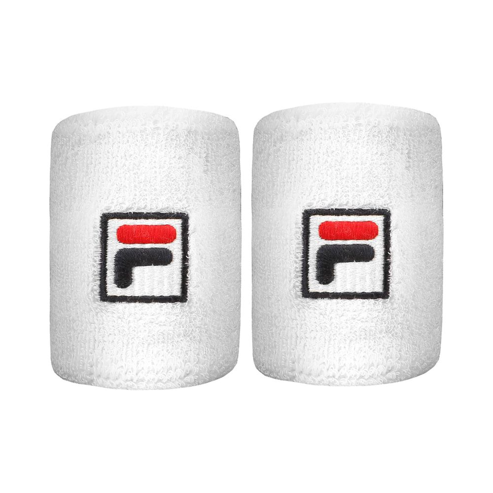 Fila Osten Wristband 2 Pack - White, Blue