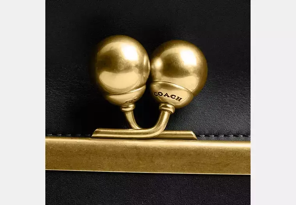 COACH Рюкзак Kisslock Frame Moderna, черный