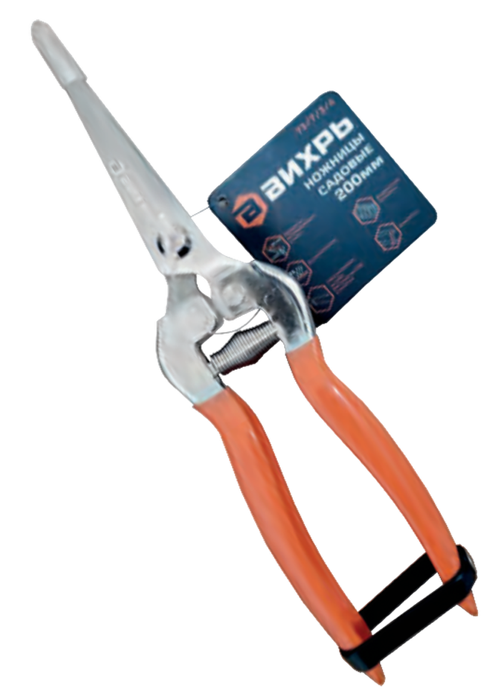 Ножницы садовые, 200мм, обрезиненные рукоятки Вихрь