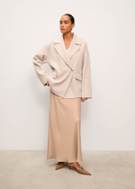 Пальто укороченное LORENA, светло-бежевый