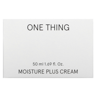 ONE THING Moisture Plus Cream 50ml,Крем увлажняющий для лица, 50 мл