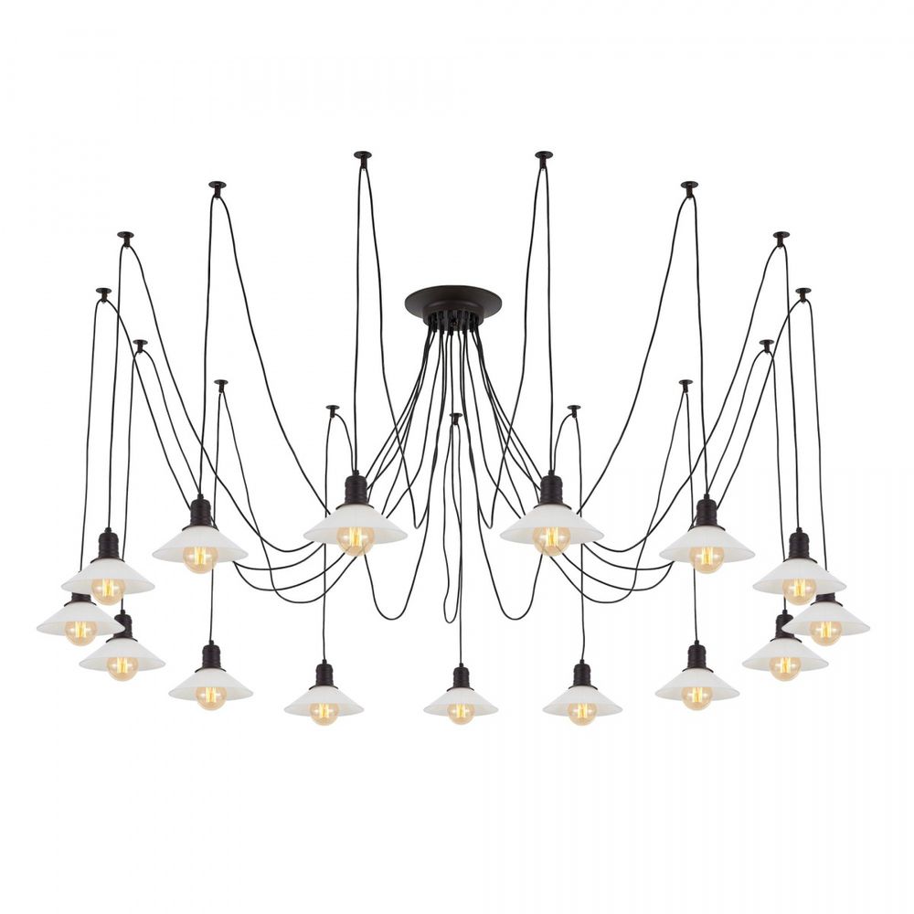 Citilux Эдисон CL451152 Люстра паук Венге