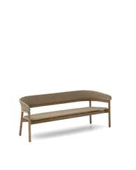 Диван 3-х местный Arinella из акации с натуральной отделкой и бежевой веревкой