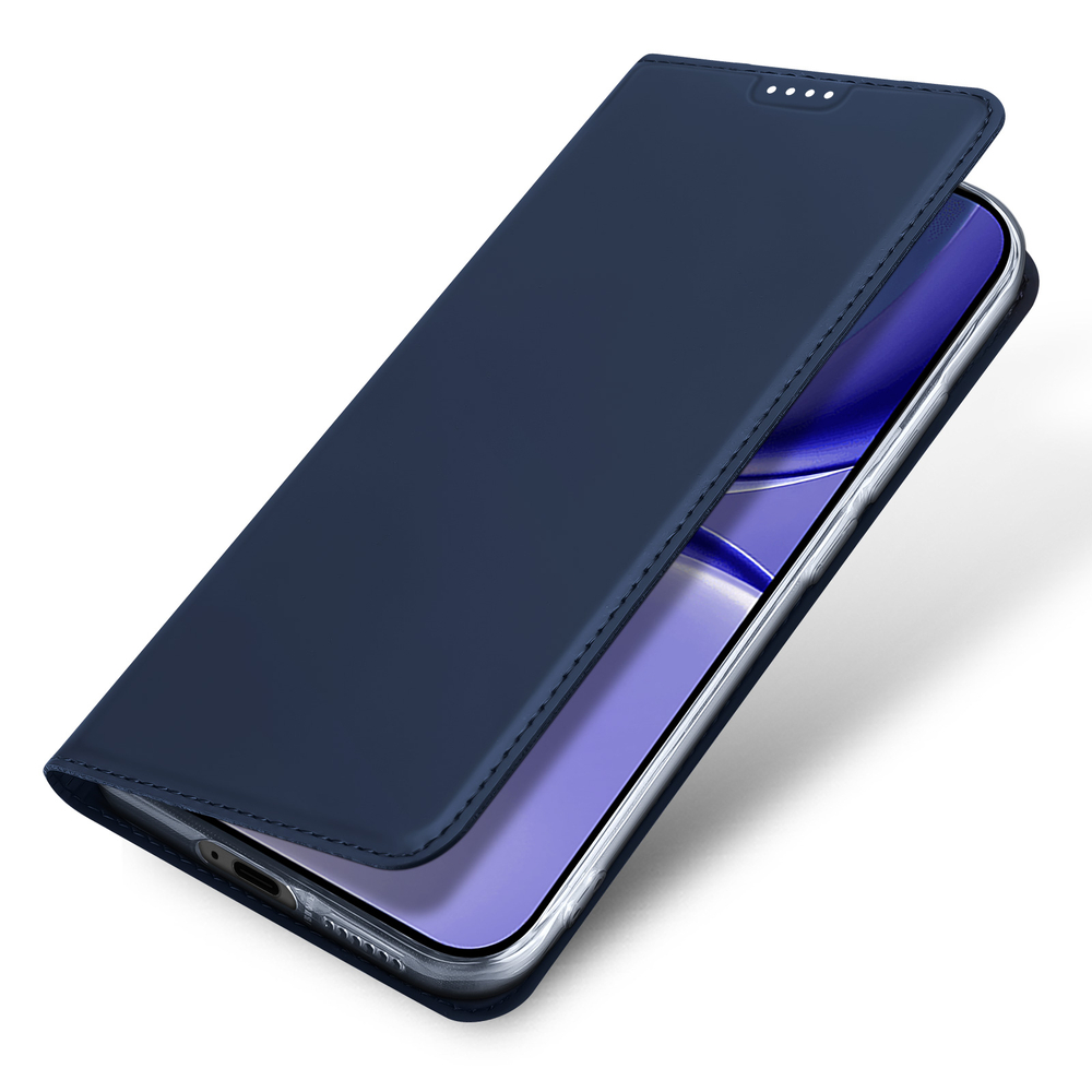 Чехол книжка синего цвета для смартфона Xiaomi Redmi Turbo 5 и Poco X8 Pro, серия Skin Pro Series от Dux Ducis