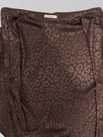 Рубашка Mirana 10710 удлиненная атласная леопардовый принт