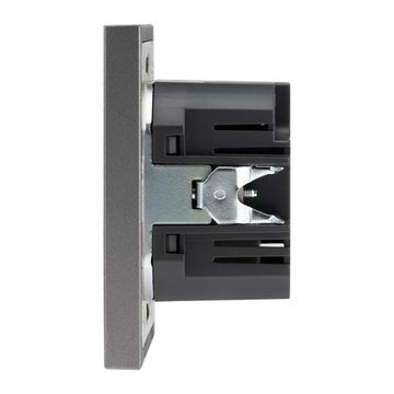 Розетка STRONG USB-A+Type-C 3А с функцией быстрой зарядки графит KRANZ