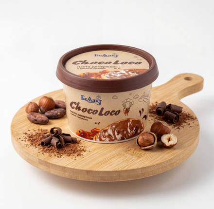 Паста десертная с какао и фундуком «ЧокоЛоко» 25%, Беллакт
