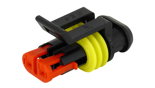 Разъем 2 контактный соединительный с проводами 20см