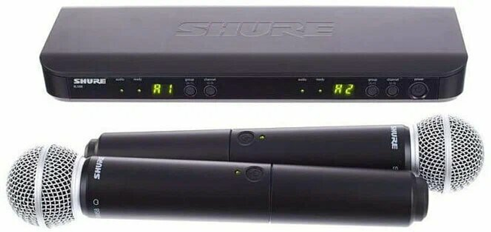 SHURE BLX288E/B58 M17 вокальная двухканальная радиосистема