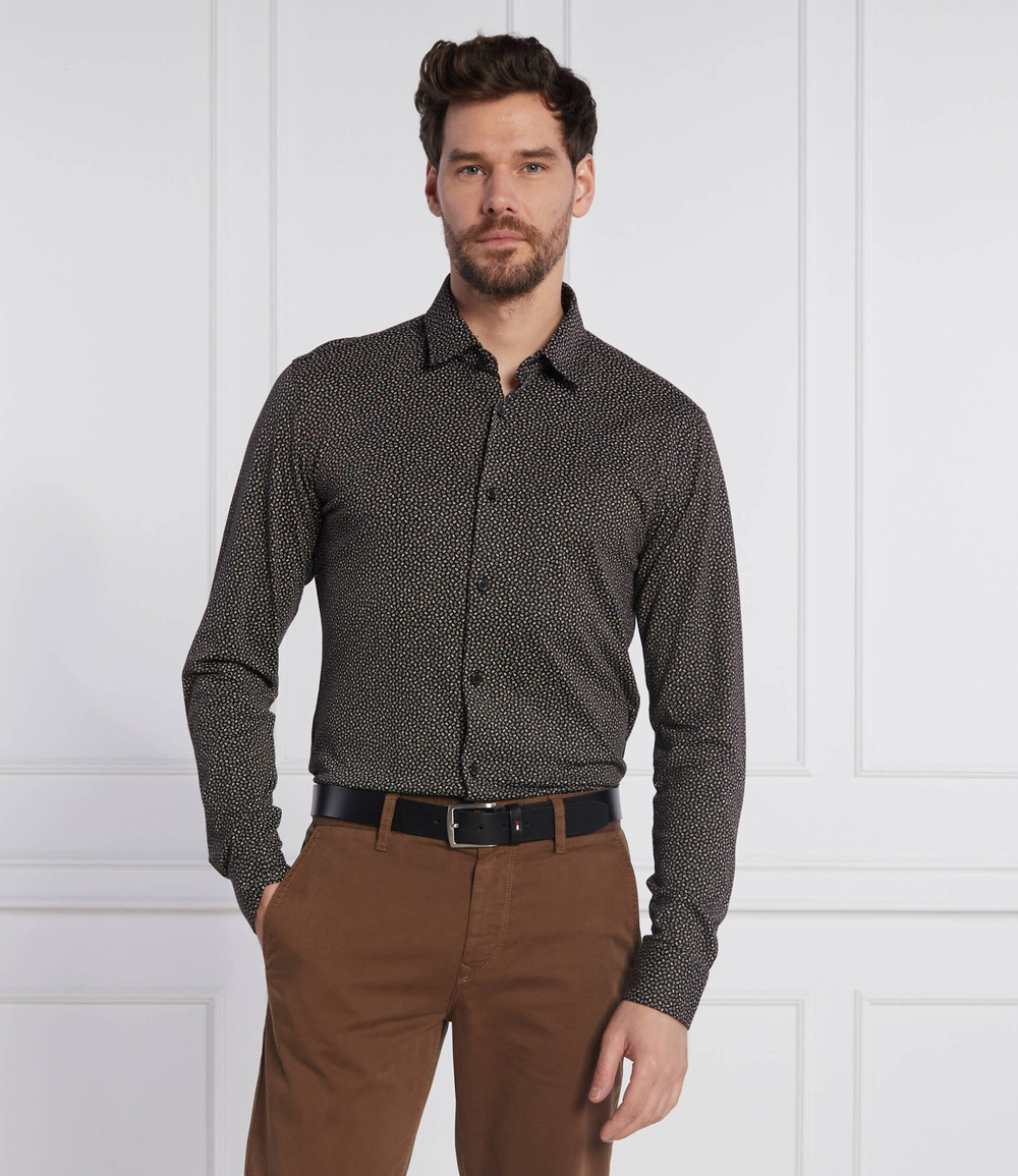 рубашка roan_f BOSS BLACK - коричневый(50483978)