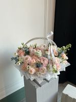 Сборная корзина в нежных оттенках