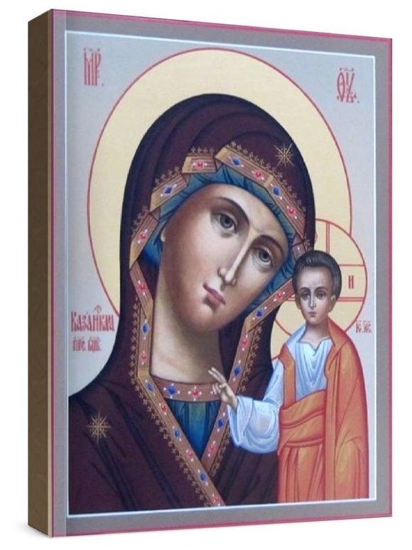 Венчальная пара 20. Казанская БМ (рукописная икона)