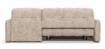 Угловой диван Босс Слип 160 Велюр Алькантара пепел