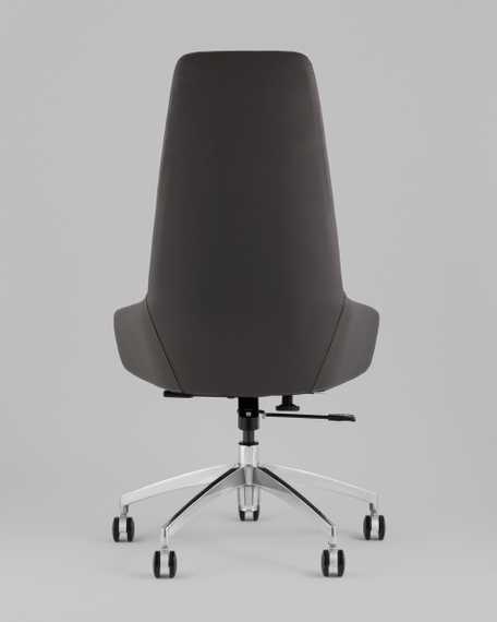 Кресло руководителя TopChairs Soulo светло-серый, серый
