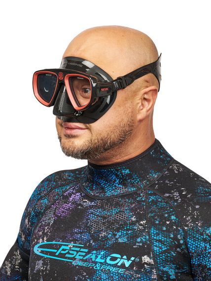 Маска Seac Extreme 50 черный/красный